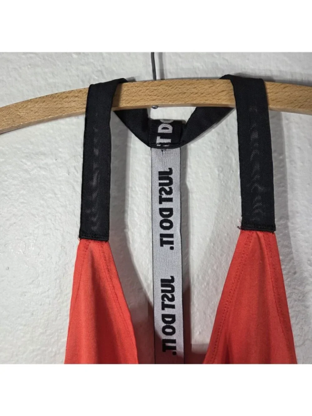 Nike Red Dri Fit Elastika Losse Fit Tank Top Racerback Mesh Panels Size S Womens